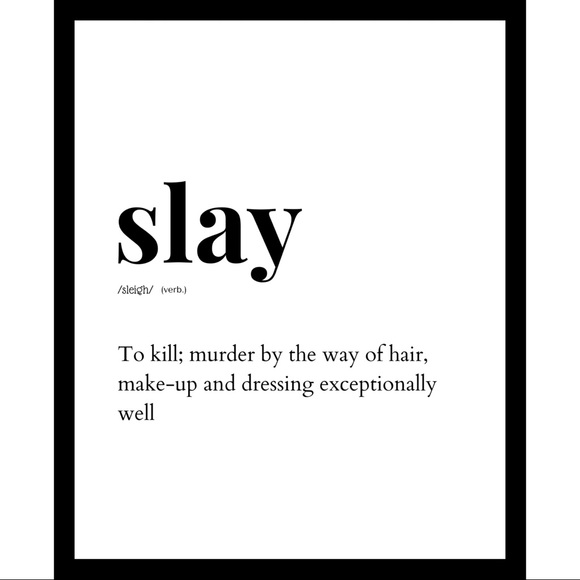 Slay, Definition 8”x11” Wall Art Print - Picture 4 of 4